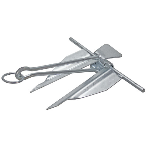 Extreme Max 3006.6518 BoatTector Galvanized Slip Ring Anchor - #15 / 8 lbs.