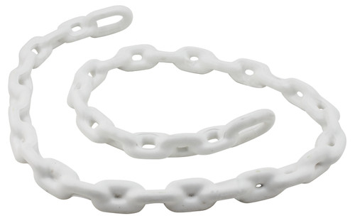 Extreme Max 3006.6584 BoatTector PVC-Coated Anchor Lead Chain - 3/16 x 4, White