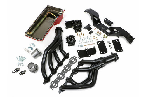 Trans-Dapt TDP42011 SWAP IN A BOX KITLS IN 6769 FBODY 6874 XBODY AUTO TRANS W/ BLACK HEADERS195964 PONTIAC ENGINE
