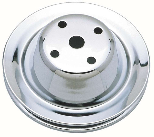 Trans-Dapt TDP9604 W/P PULLEY SNGL SBC LWP CHR