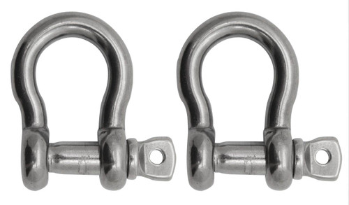 Extreme Max 3006.8315.2 BoatTector Stainless Steel Anchor Shackle - 5/16, 2-Pack