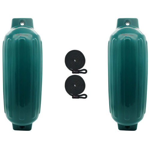 Extreme Max 3006.8552.2 BoatTector Inflatable Fender Value 2-Pack - 10 x 30, Teal