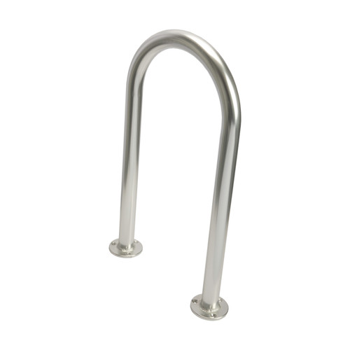 Extreme Max 3006.6889 Universal Aluminum Hand Rail for Pool, Hot Tub, Dock & Deck - 24 H x 13 W