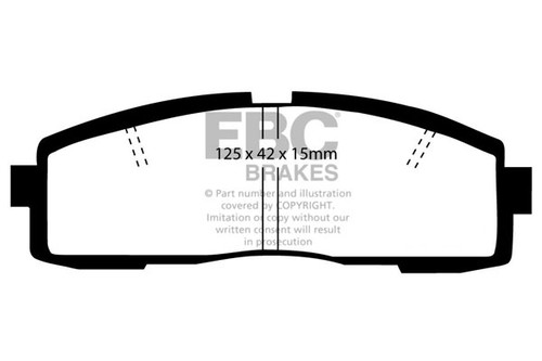 EBC 86-92 Toyota Supra 2.8 Ultimax2 Rear Brake Pads