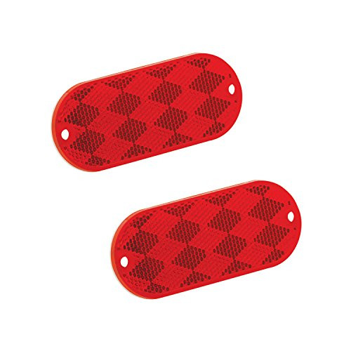 FULTON/WESBAR (CEQUENT)220-7178010 REFLECTOR RED W/MNT HOLE