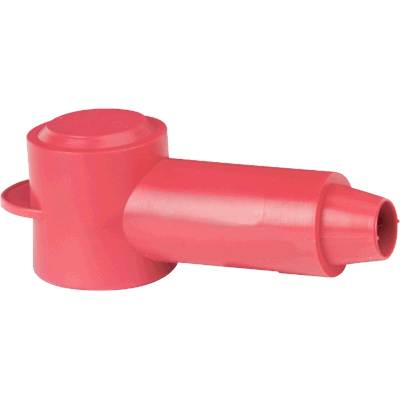 BLUE SEA SYSTEMS BS-4008 CableCap Stud Insulator, Red, #10-18