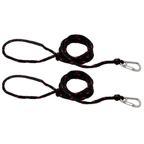 Extreme Max 3006.6806 PWC 9 Dock Line with Stainless Steel Snap Hook - Value 2-Pack