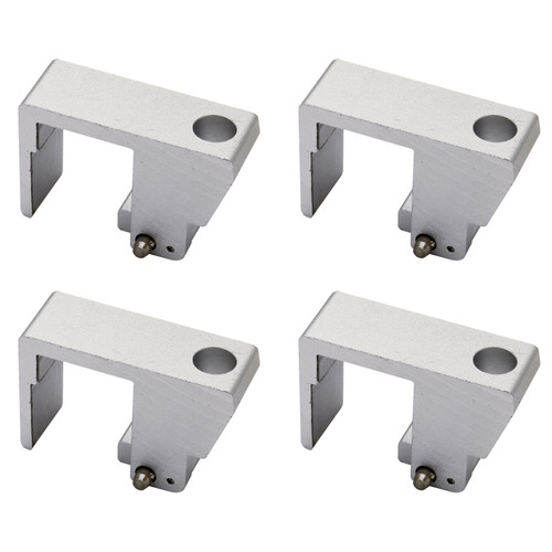 Extreme Max 3005.3878.4 Pontoon Rail Mount Fender Holder for Up to 1/2 Fender Line - Pack of 4