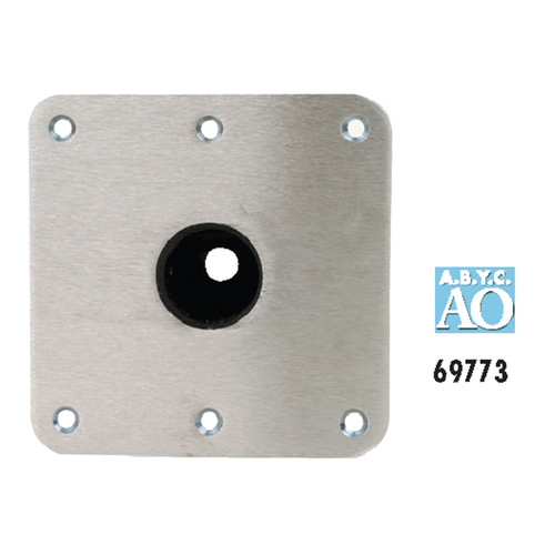 Attwood 69773 Snap-Lock 1.77 Base Plate - 7 x 7 Stainless Steel