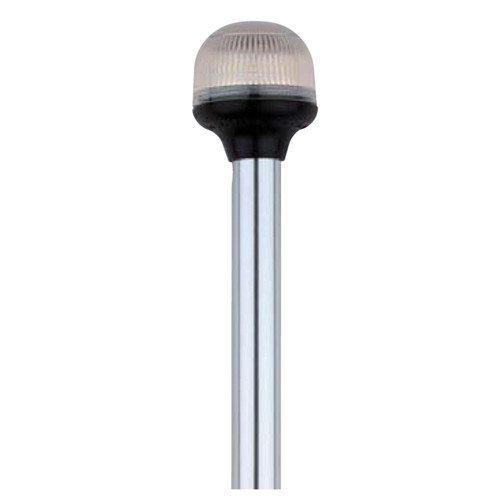 Attwood 5550-24Z1 LightArmor All-Around Fold Down Navigation Light - ZAMAK Base/Horizontal Mount, 24 in.