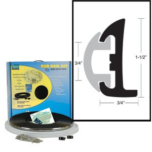 TACO BLACK COIL RUB RAIL KIT TACO METALS V11-9795BBK50D-2
