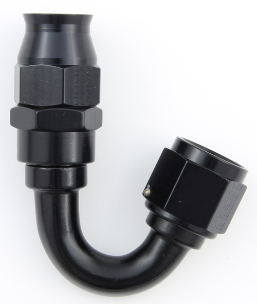 Fragola -6AN Real Street x 150 Degree Hose End Black For PTFE Hose