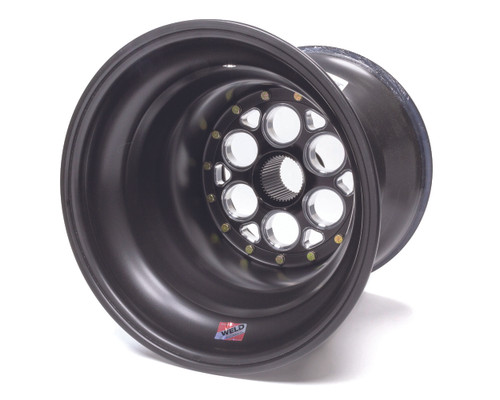 Weld Magnum Sprint 15x15 / 42-Spline / 6in. BS Black Wheel - Inner Beadlock / No Cover