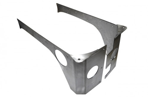EVO Manufacturing EVOEVO-1070-4D EVO REAR ROCKSKINS RAW JK