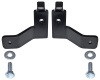 Rock Jock CUECE-9807FBLBK 0718 WRANGLER JK FRONT BRAKE LINE RELOCATION BRACKET KIT