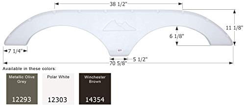 ICON 12293 FENDER SKIRT TANDEM MET OLIVE GREY