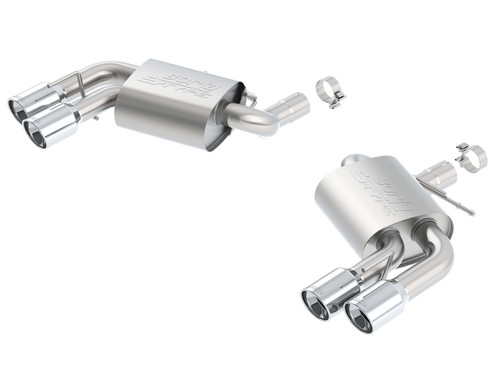 Borla Exhaust BRL11920 1616 CAMARO SS 6.2L V8 2.75IN/2.50IN STYPE D RD RL AC SR TIP: 4.0IN RD X 6.25 W/O DUAL MODE VALVES