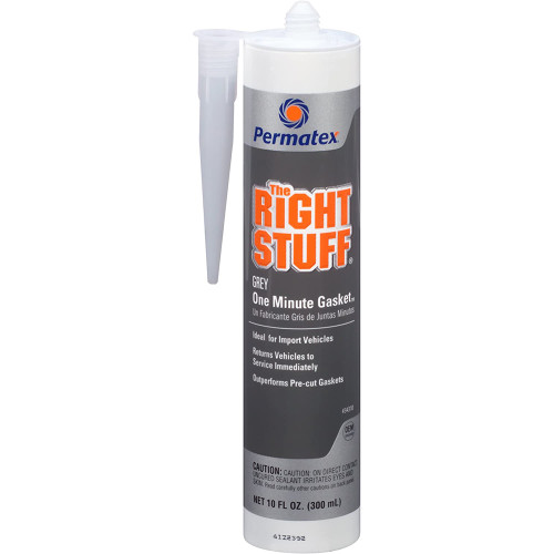 Permatex The Right Stuff&reg; 1 Minute Gasket&trade; Grey Instant Rubber Gasket Maker - 10oz