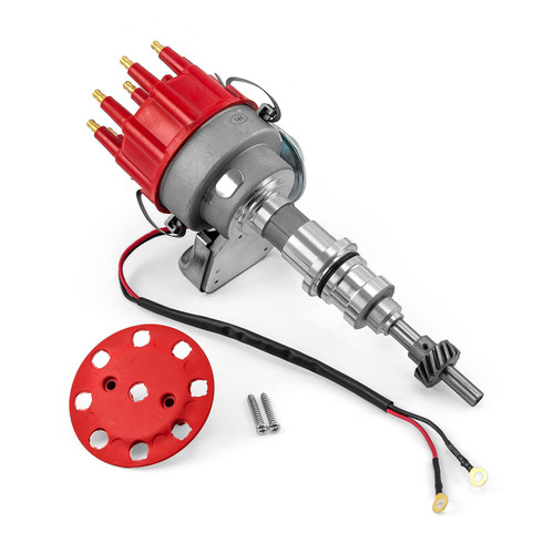 Speedmaster PCE376.1081.01 Ford SB 289 302 Windsor 7000 Series Ready to Run Distributor Red