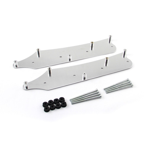 Speedmaster PCE314.1133 Fabricated Valve Cover Coil Mount Plates Only Pair Chevy LS1 LS2 LS3 LS6 LS7