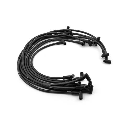 Speedmaster PCE390.1012.01 Universal 90° to 90° Male Black Spark Plug Wires Under Covers Chevy