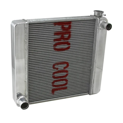 Speedmaster PCE190.1027 Ford Mopar 26x19x2.2 Aluminum Radiator Polished TR-BL Outlets