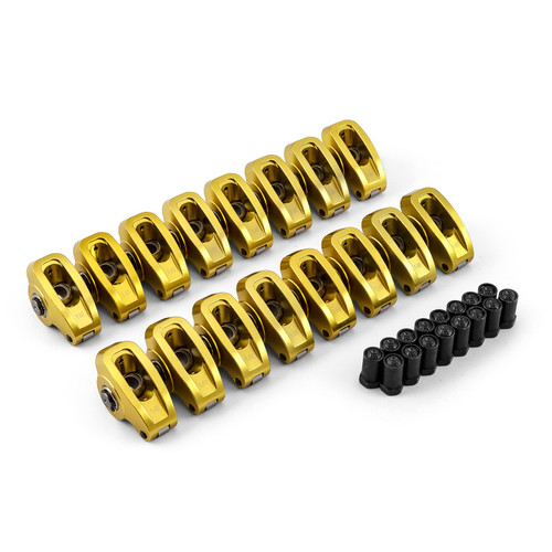 Speedmaster PCE261.1021.01 Ford SB 289 302 351 Windsor 1.6 Ratio 7/16" Aluminum Roller Rocker Arm Set