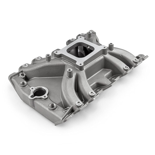 Speedmaster 1-147-097 Oldsmobile 400 425 455 Low-Rise Aluminum Intake Manifold Satin