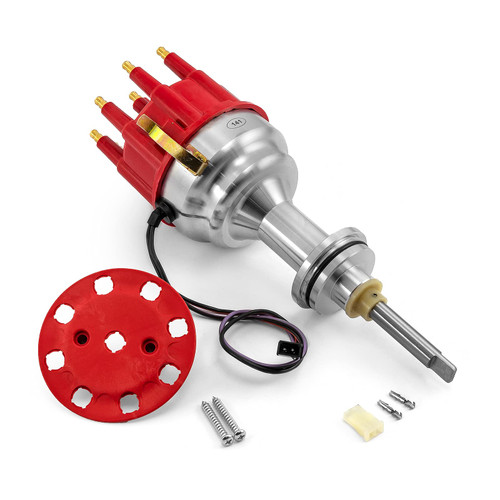 Speedmaster PCE376.1115.01 Mopar Chrysler BB 440 8000 Series Pro Billet Distributor [Red]