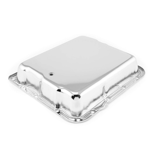 Speedmaster PCE221.1003 Turbo 700R4 Deep Transmission Oil Pan Chrome With Oil Drain