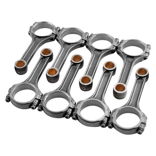 Speedmaster 1-274-011 I-Beam 6.200" 5140 Connecting Rods Chevy SBC 350 w/ ARP 2000 Bolts