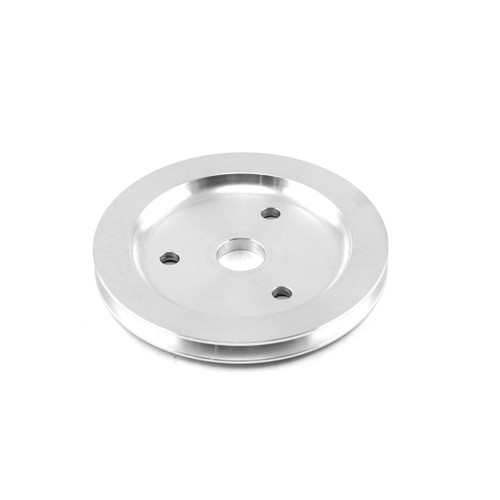 Speedmaster PCE239.1007 Chevy SBC 350 Billet Aluminum Short Water Pump 1-Groove Crank Pulley SWP