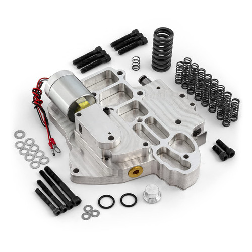 Speedmaster PCE634.1008.01 GM TH400 Billet Aluminum Full Manual 2-Speed Valve Body - Silver