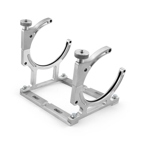 Speedmaster PCE150.1001 Billet Aluminum Single NOS Nitrous Oxide Bottle Holder Bracket Polished