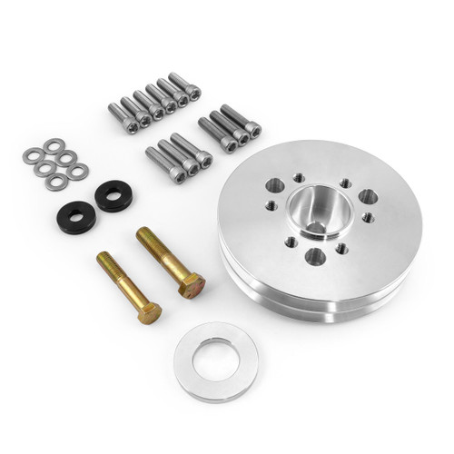 Speedmaster PCE239.1022 Chevy SBC 350 Supercharger 2-Groove Accessory Drive Pulley