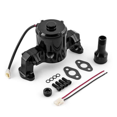 Speedmaster PCE194.1001.02 Chevy SBC 350 35+ GPM Electric Water Pump Powdercoated Black