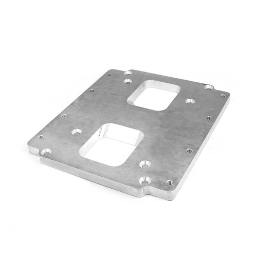 Speedmaster PCE149.1005 Ford 351C Cleveland Twin Carb Manifold to 6/71 Supercharger Adapter Plate