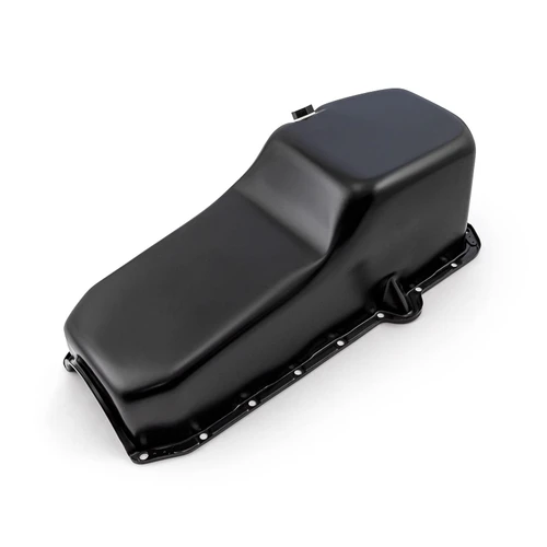 Speedmaster PCE300.1037.02 Chevy SBC 350 2-Piece RMS Passenger-Side Dipstick Oil Pan Black 1980-85