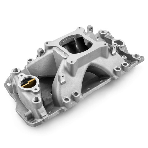 Speedmaster 1-147-082 Chevy SBC 350 EFI Hi-Rise Aluminum Intake Manifold Satin 1957-95