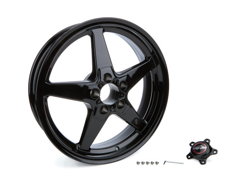 Race Star 92 Drag Star Bracket Racer 18x5 5x4.50BC 2.00BS Gloss Black Wheel