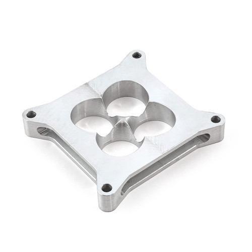 Speedmaster PCE120.1008.01 1" Aluminum 4150 CNC Machined Carburetor Spacer Square Bore 4 Port