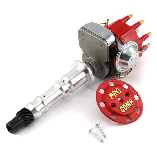 Speedmaster PCE376.1095 Chevy 348 409 7000 Series Ready to Run Electronic Distributor Red