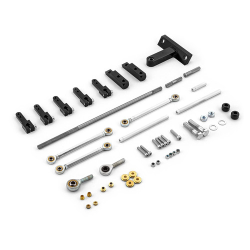 Speedmaster PCE476.1001 Dual Side Mount Carburetor Linkage Kit Blower Tunnel Ram