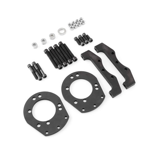 Speedmaster PCE497.1012 Ford Mustang Brake Conversion Bracket Kit 315mm Disc 6 Piston Calipers