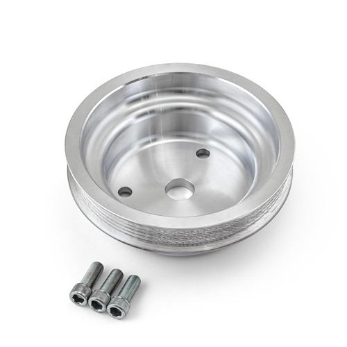 Speedmaster PCE239.1025 Chevy SBC Billet Aluminum Short Water Pump Serpentine Pulley