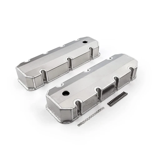 Speedmaster PCE314.1105.01 Chevy BBC 454 Fabricated Satin Tall Valve Covers w/ Hole