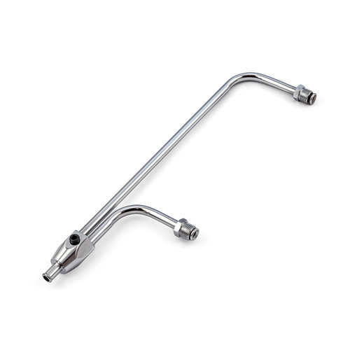 Speedmaster PCE341.1001 Holley Double Pumper Carb Chrome Fuel Line 3/8" Inlet 9-5/16" Centres
