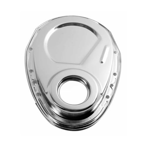 Speedmaster PCE265.1001 Chevy SBC 350 Steel Plated Chrome Timing Chain Cover
