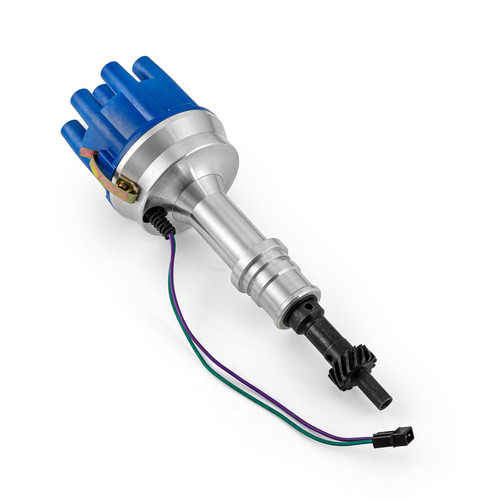 Speedmaster PCE376.1100.06 Ford 289 302 Windsor 8000 Series Pro Billet Distributor [Blue]