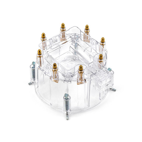 Speedmaster PCE371.1002 HEI Replacement Distributor Cap Brass Terminals - Clear